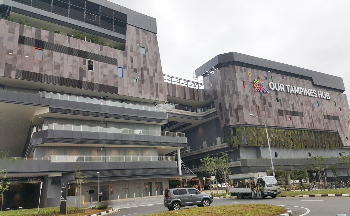 Tampines Town Hub Protective Coating Nippon Paint (NIPSEA)