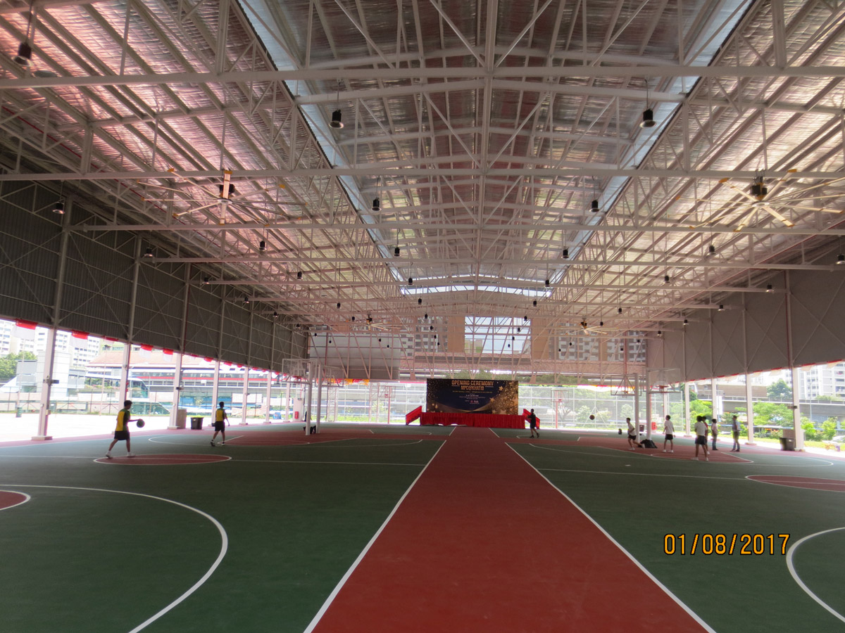 Yishun Ave 2 Multipurpose Hardcourt Protective Coating Nippon Paint